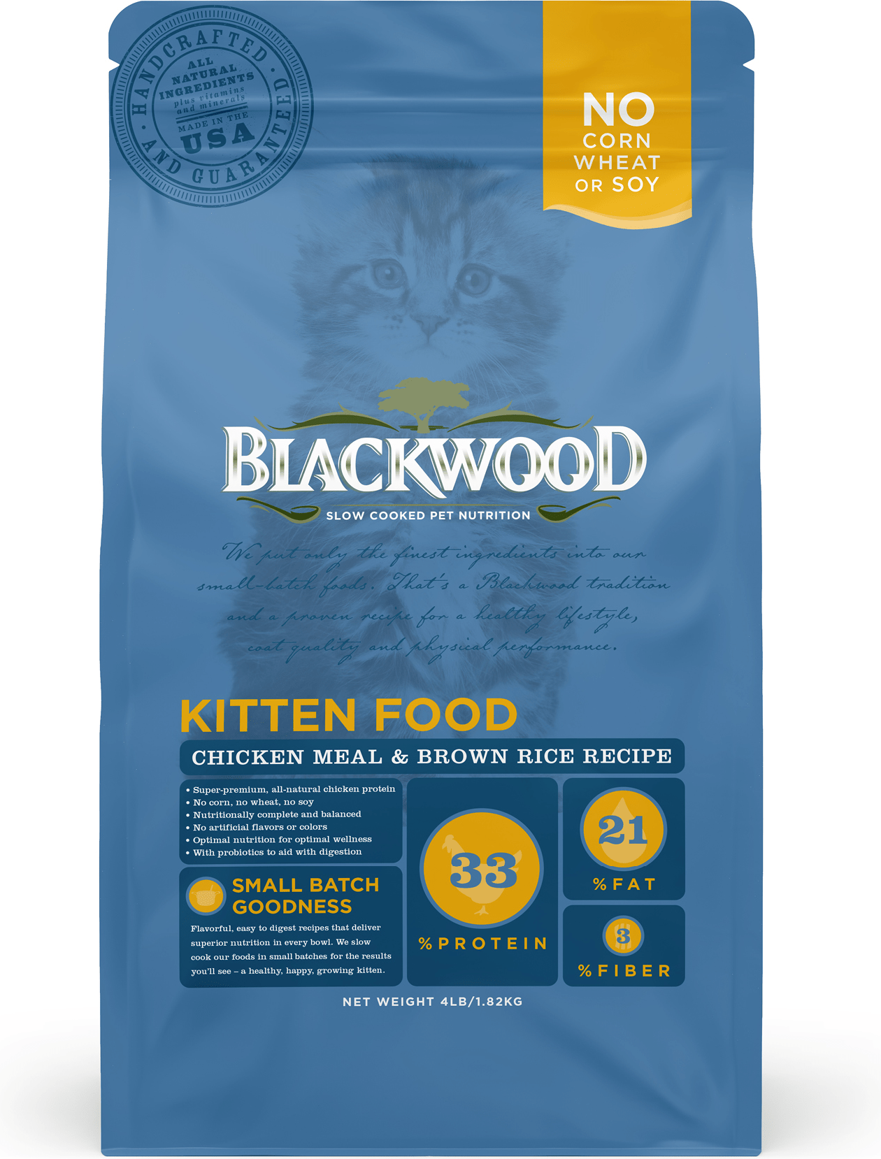 Blackwood Kitten Chicken Meal & Brown Rice Recipe